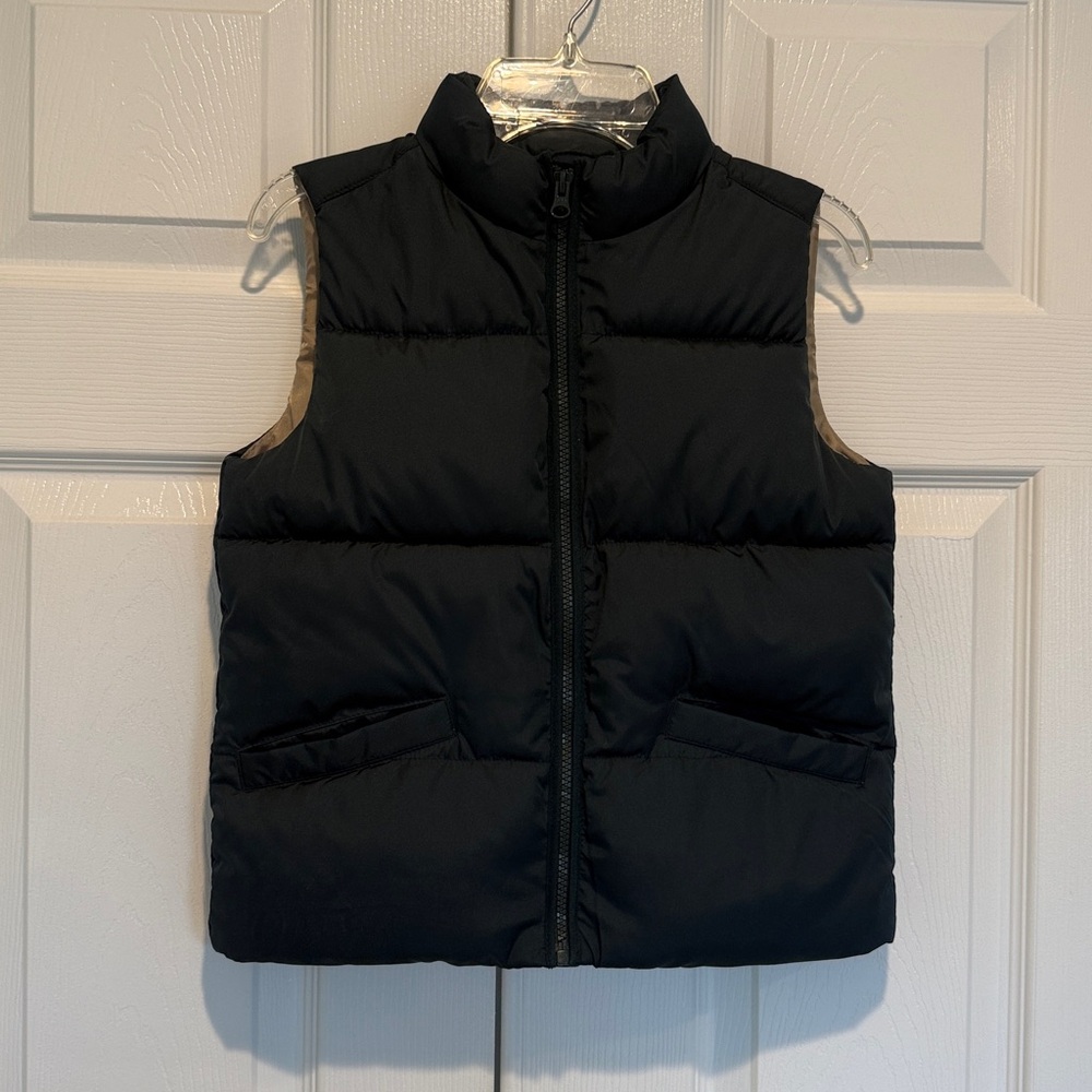 Boys Old Navy Hunter Green Puffer Vest